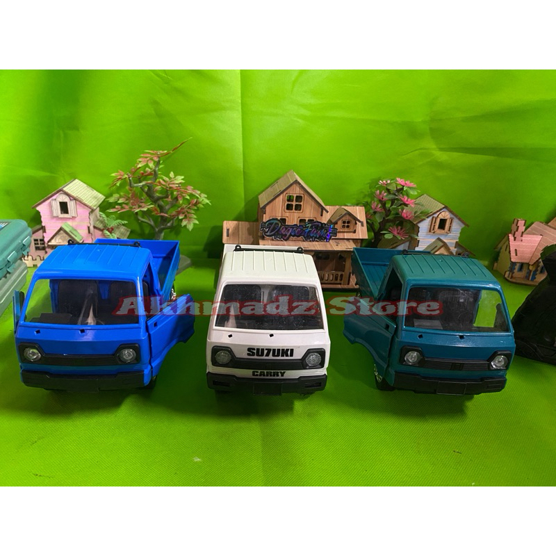 Mobil Remote Control D12 Cargo Truck RC Car Pickup Box Truk Suzuki Carry Pick up