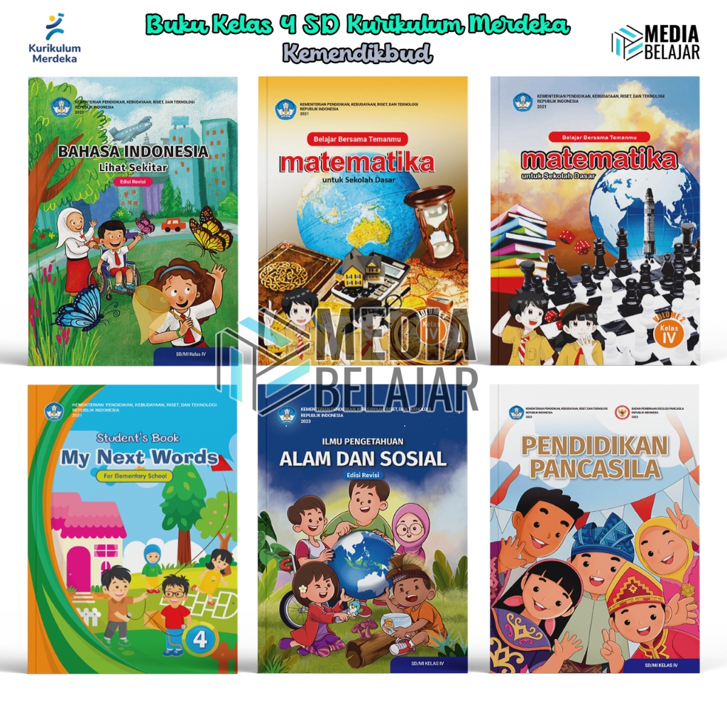 Buku Kelas 4 SD Kurikulum Merdeka Kurikulum Penggerak Revisi Terbaru