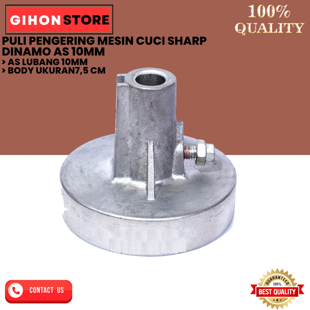 PULI PENGERING MESIN CUCI SHARP DINAMO AS 10MM