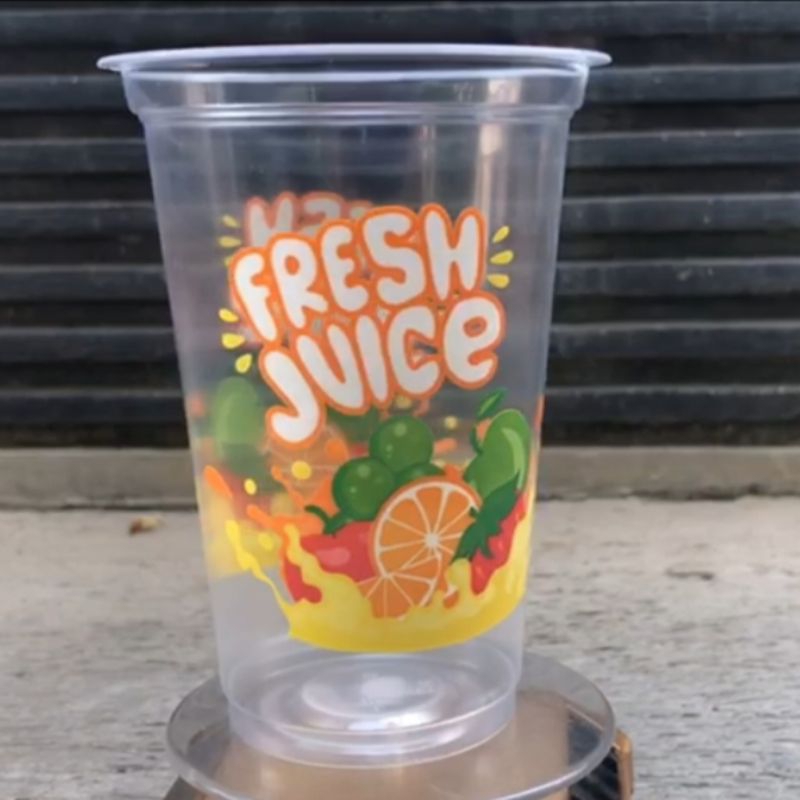 Cup Gelas Sablon Fresh Juice 16 oz Starindo Tebal 5 Gram
