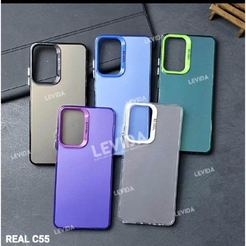 SLICON REALME C55 CASE IMD HYBRID PLATE HOLOGRAM