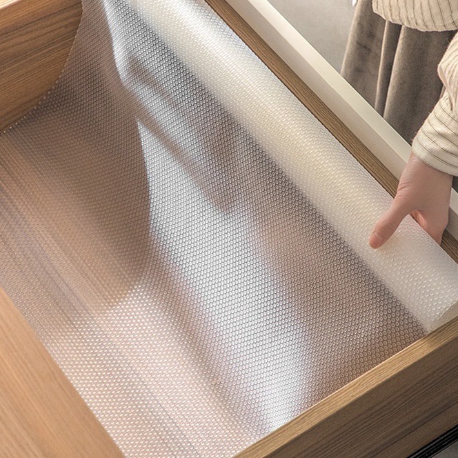 FG2 WJ1496 Alas Laci Transparan Alas Lemari Dapur Anti Slip