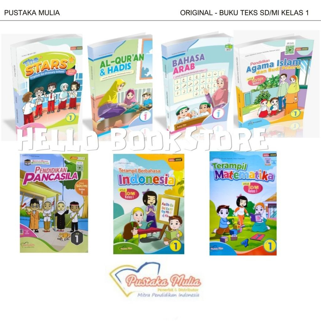 BUKU TEKS SD/SDI KELAS 1 PUSTAKA MULIA KURIKULUM MERDEKA