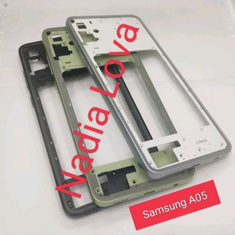 Midel Bezel Tulang Samping Tutup Mesin Samsung A05