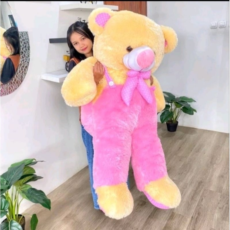 Boneka Jojon L Boneka Jojon syal L Boneka Teddy Bear Jojon L 55 cm