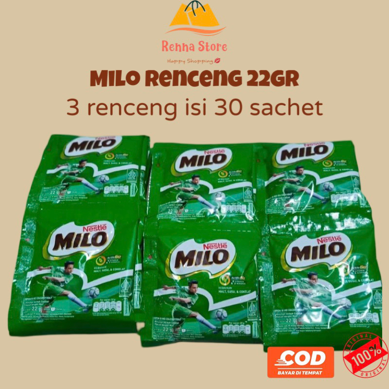 

MILO ACTIVGO 22gr RENCENG Chocolate Susu