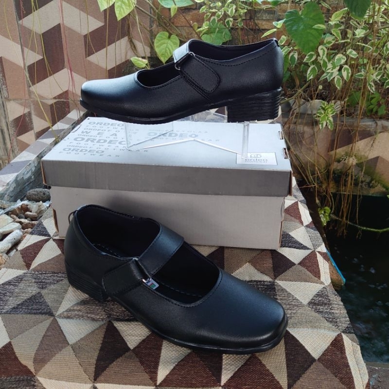 sepatu pancus paskibra wanita hitam kwalitas premium terbaru kekinian