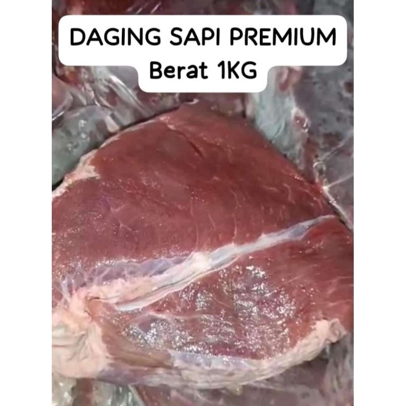 

DAGING SAPI PREMIUM / RENDANG FROZEN ± 1 KG