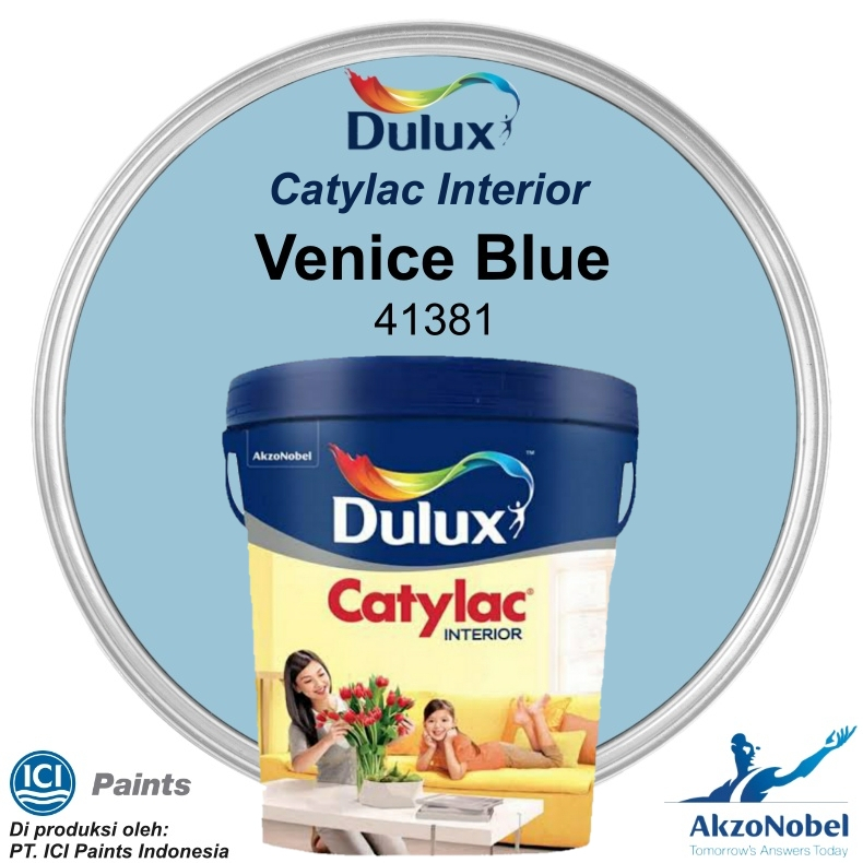 CAT DULUX CATYLAC INTERIOR 25 KG - VENICE BLUE 41381