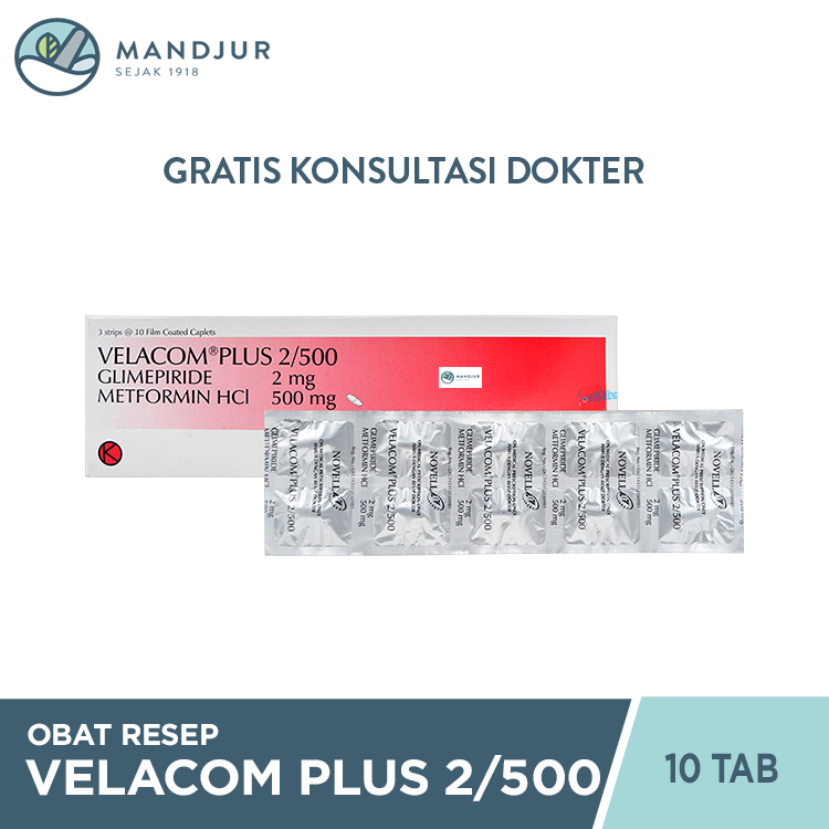 Velacom Plus 2/500 10 Tablet
