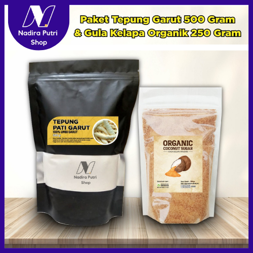 

Paket Hemat Pati Asam Lambung/Tepung Garut 500gr & Gula Semut Kelapa Organik 250gr