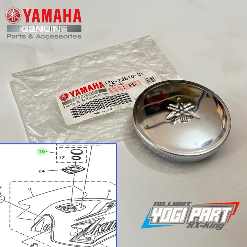 TUTUP TANGKI YAMAHA DT 100 - DT100 - L2SN - L2 SUPER ORIGINAL