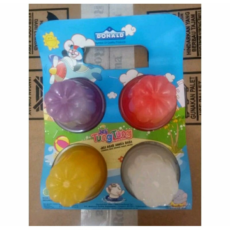 

Donald Jelly Tung Tung ( isi 4 pcs @40gr )