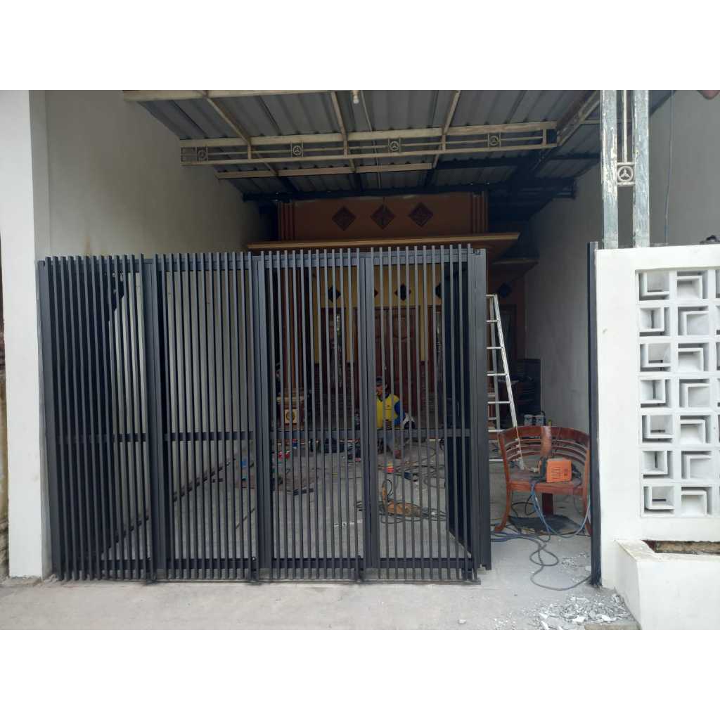 pagar lipat tikung minimalis