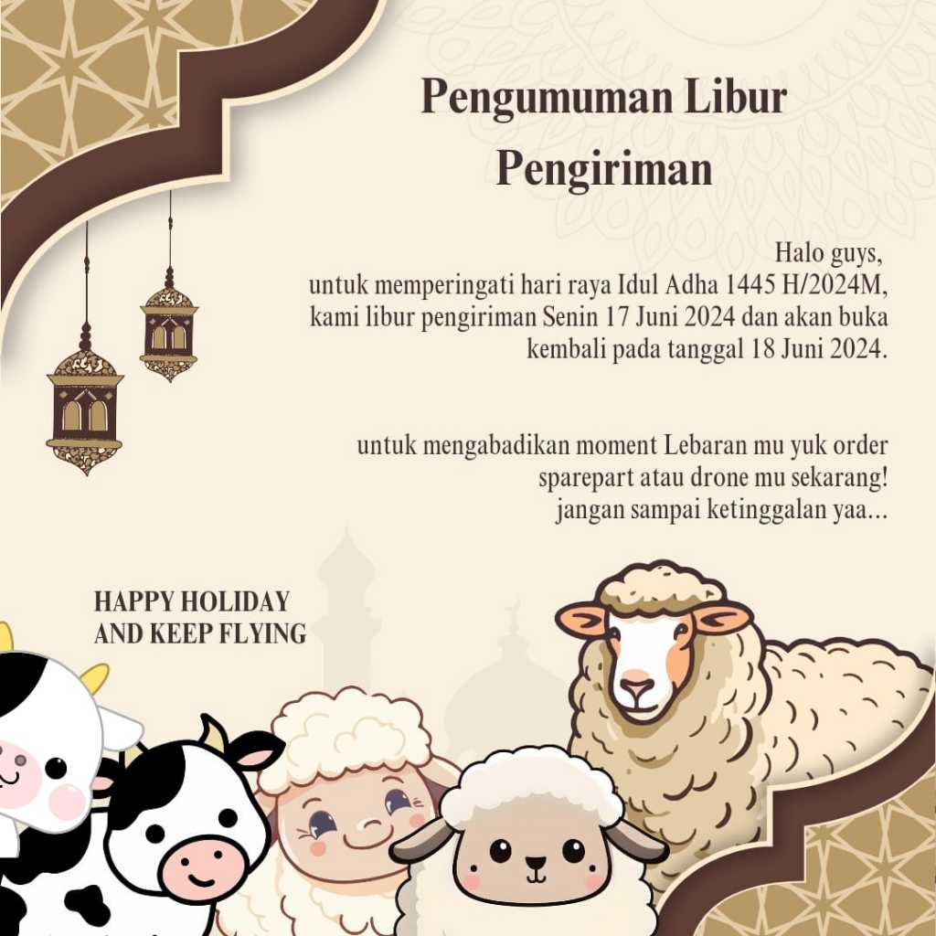 

Pengumuman Libur Pengiriman