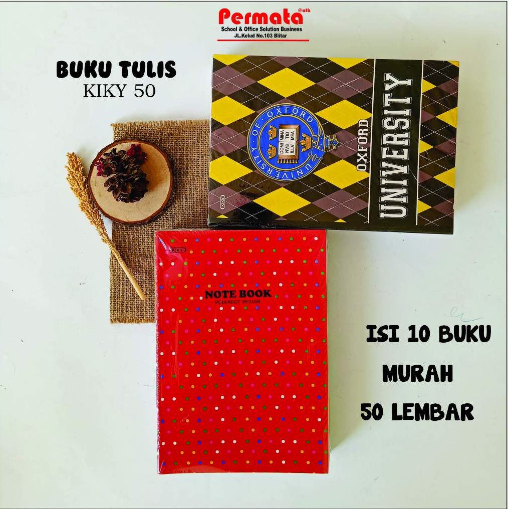 

BUKU TULIS KIKY GARIS 50 LEMBAR MURAH ISI 10 PCS\BUKU TULIS MURAH\BUKU TULIS TEBAL