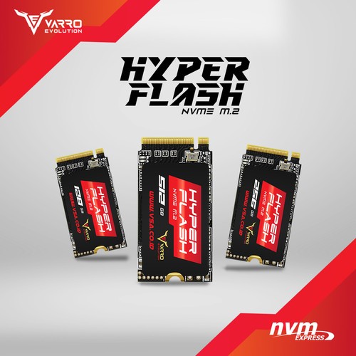 SSD VARRO HYPER FLASH M.2 Nvme 2242 128gb, 256gb, 512gb SSD M2 2242