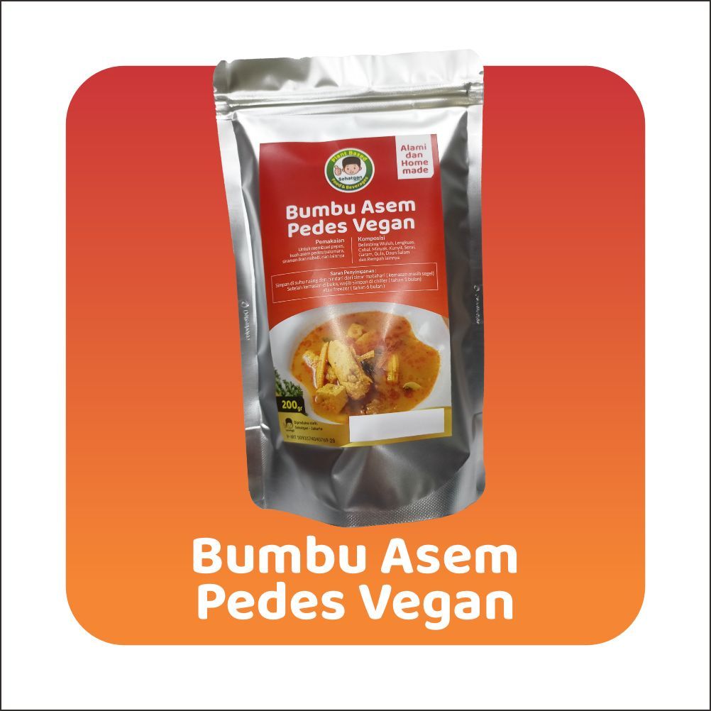

Bumbu Asam Pedas Vegan SehatGan