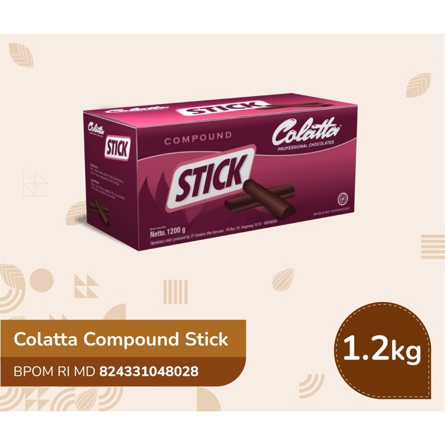 

Colatta Compound Chocolate Stick / Coklat Batang Stik 1,2 Kg