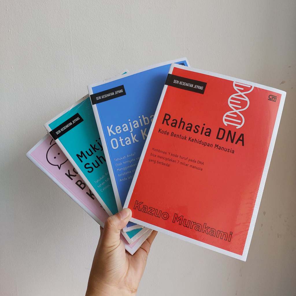 Rahasia DNA + Keajaiban Otak Kanan + Mukjizat Suhu Tubuh Seri Kesehatan Jepang