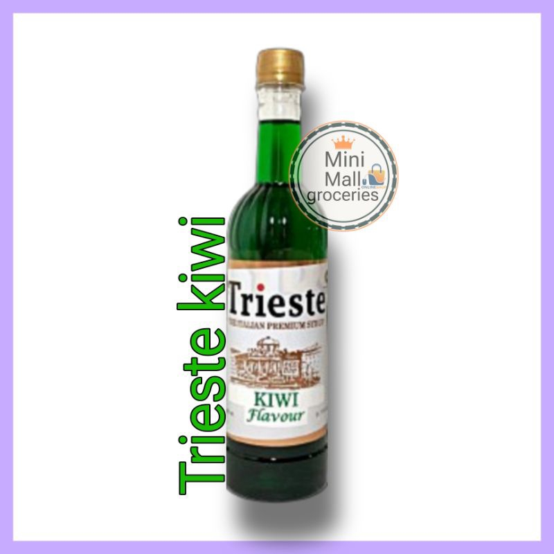 

syrup trieste kiwi premium 650ml / sirup trieste rasa kiwi flavour 650 ml