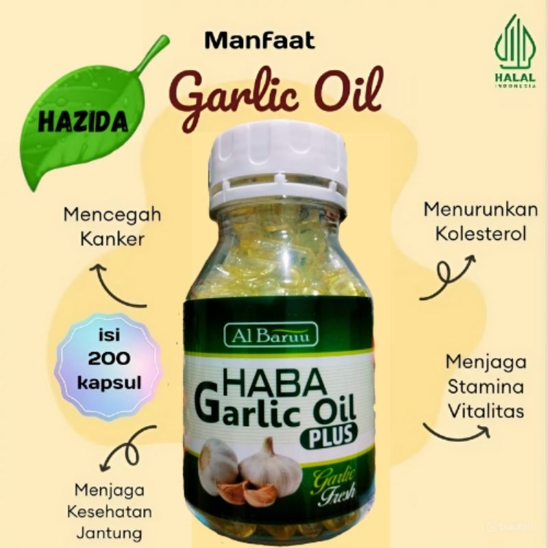 HABA Garlic Oil Plus 200 Kapsul