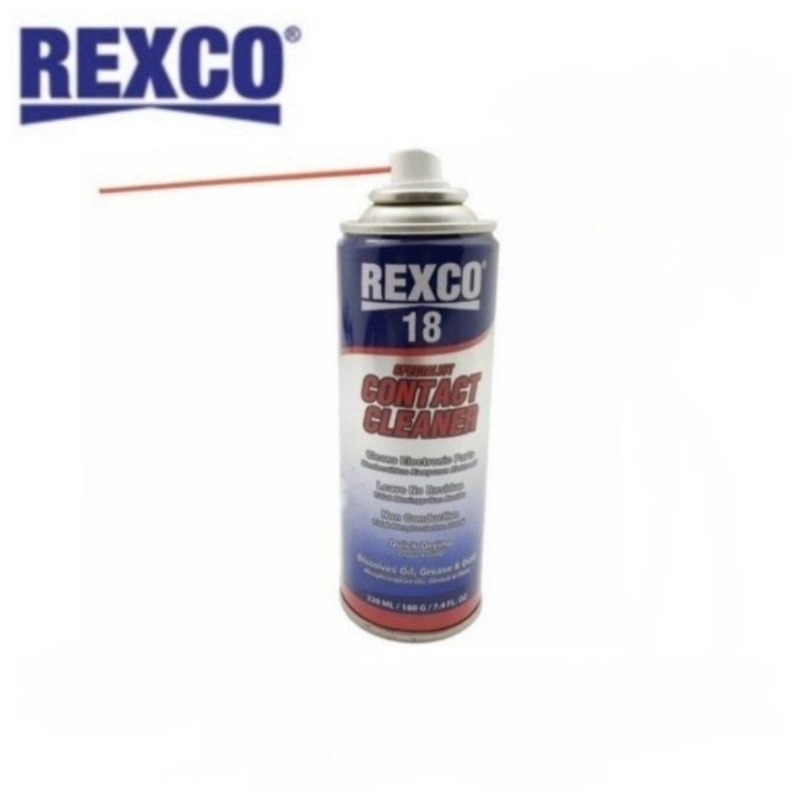 REXCO18 220ml SPECIALIST CONTACT CLEANER SPRAY 220 ml KOMPONEN PEMBERSIH ELEKTRONIK REXCO 18 REXCO-1