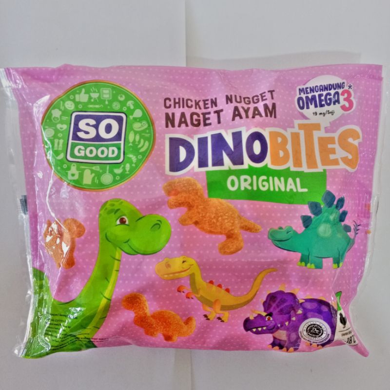 

So good Dino bites chicken nugget / nugget ayam 400g