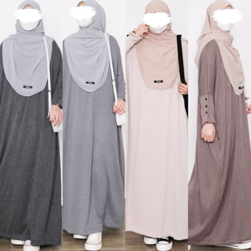 sahwa abaya kaftan jumbo abaya knit premium