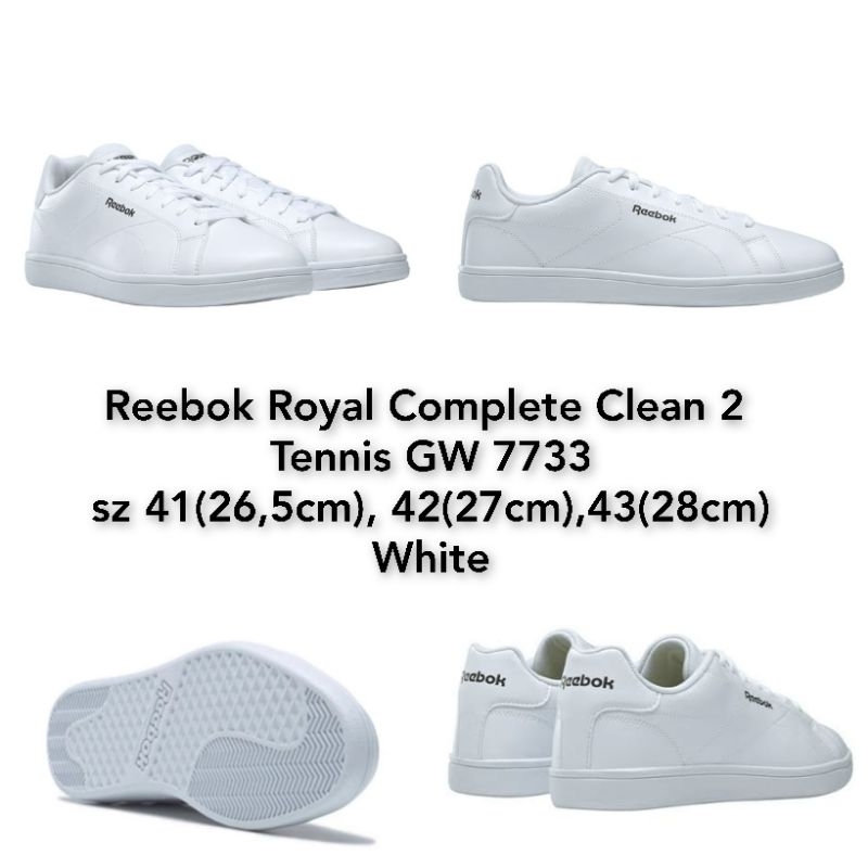 Reebok Royal Complete Clean 2 Men's Tennis GW7733 - White