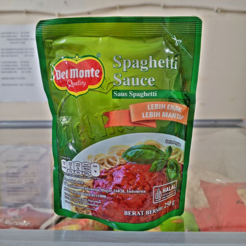 

Delmonte Spaghetti Sauce / Saus Spagheti / Spageti Instan 250g