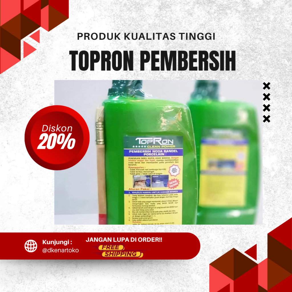 TOPRON PEMBERSIH||TOPRON CLEAN POWER 100% ORIGINAL || PEMBERSIH KERAK