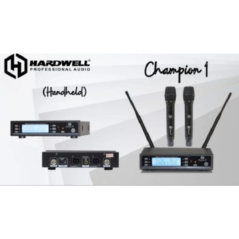 Mic wireless Hardwell champion 1 original hardwell