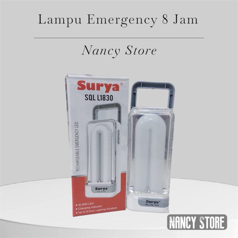 Lampu Emergency Tahan 8 Jam / Lampu Cas lampu darurat