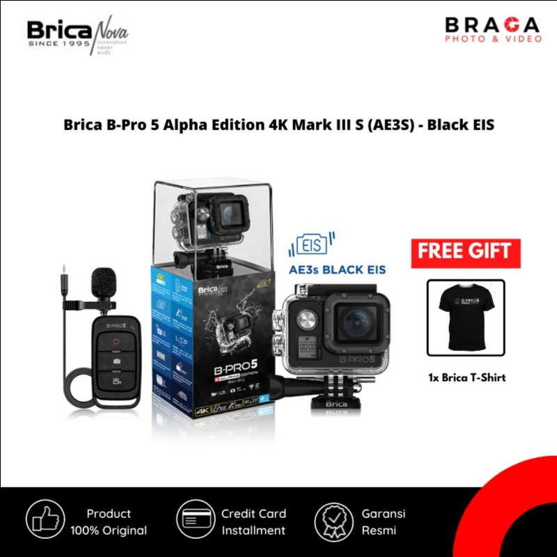Brica B-Pro 5 Alpha Edition 4K Mark III S (AE3S) - Black EIS