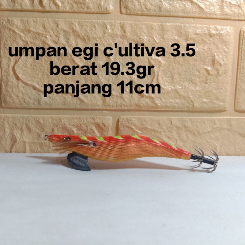 umpan squid jig egi cultiva 3.5