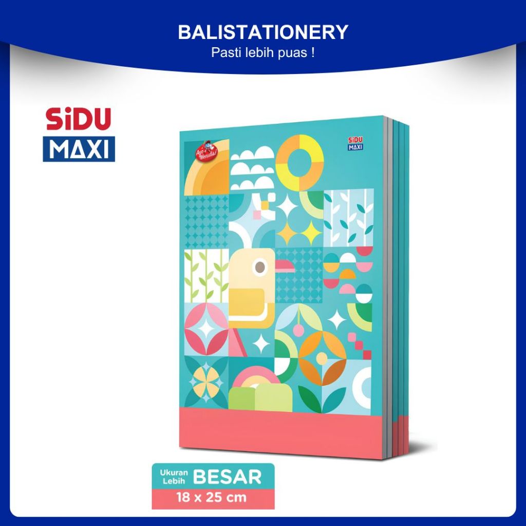 

Buku Tulis Sidu Maxi 42 lembar isi 5 pcs
