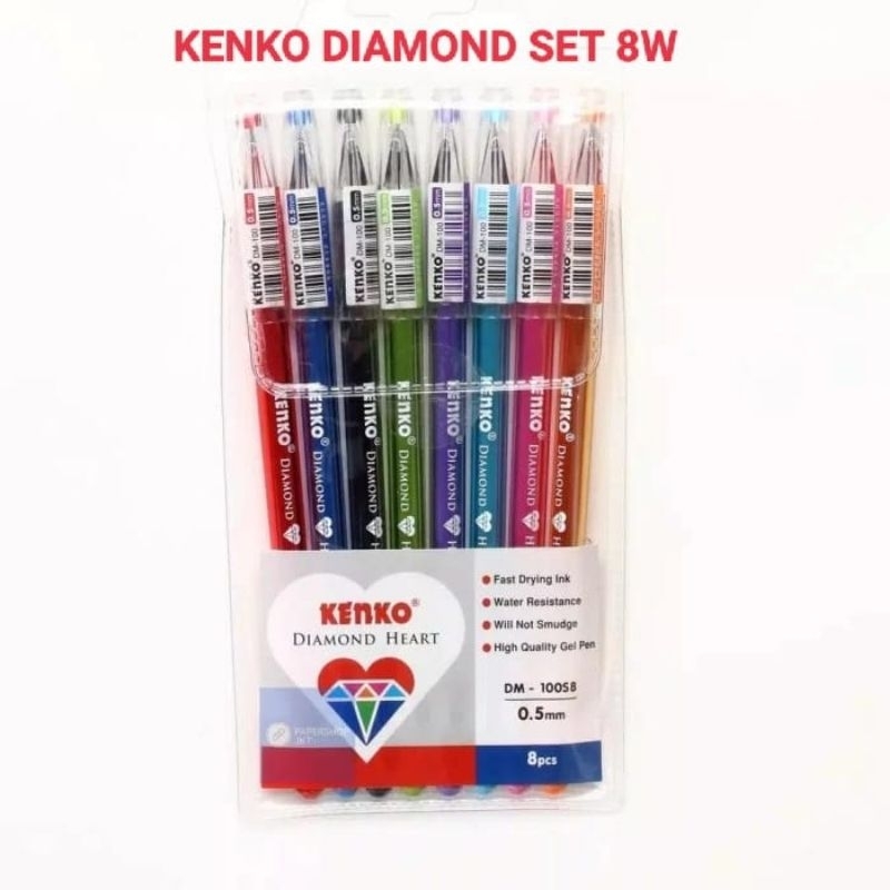 

Gel Pen Kenko DM-100s Diamond Heart Set