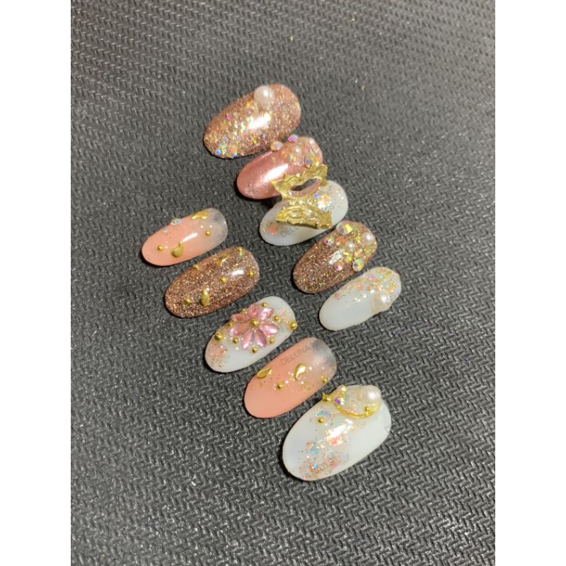 PREMIUM NAIL ART MALANG / CUSTOM NAIL ART WEDDING / FAKE NAILS LUCU / KUKU PALSU WEDDING dan PARTY '