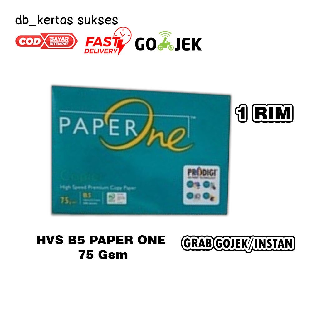 

Paperone Kertas HVS B5 75 gram