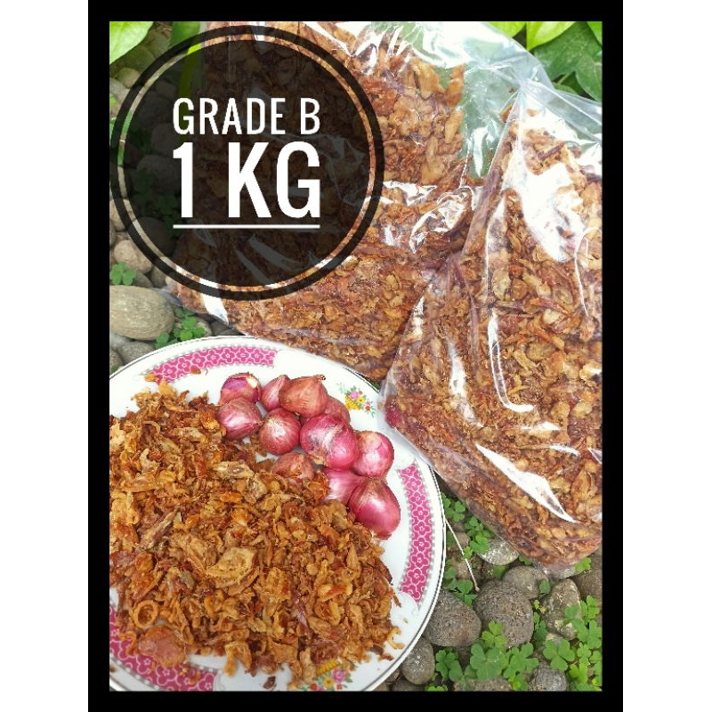 

Bawang Goreng brambang goreng brebes renyah kriuk gurih tanpa campuran ubi asli bawang brebes harga grosir