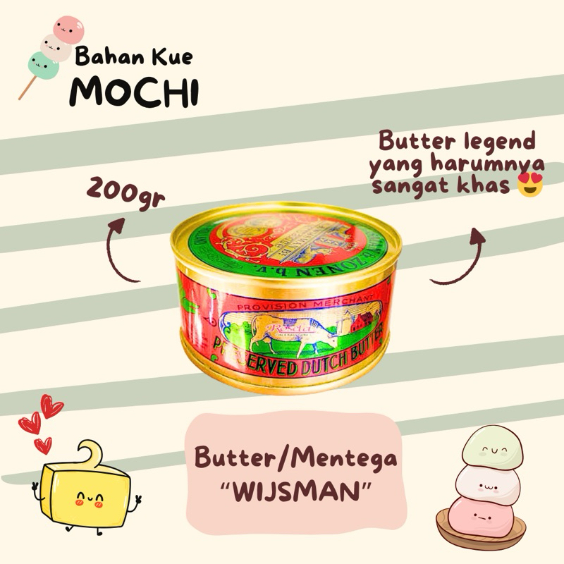 

Mentega Wijsman 200gr / Wijsman Butter 200gr