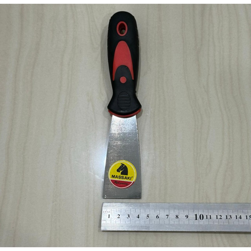 MASSAKI GG KARET 1-1/2” inci stainless steel asli sekrap kape gagang karet TPR 1,5 inci ( 4cm ) putt