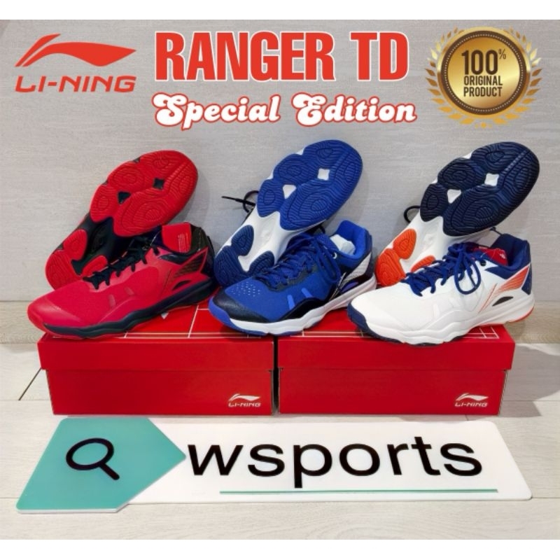 [Boleh Tukar Ukuran] Sepatu Badminton LiNing Ranger TD Special Edition SE Original