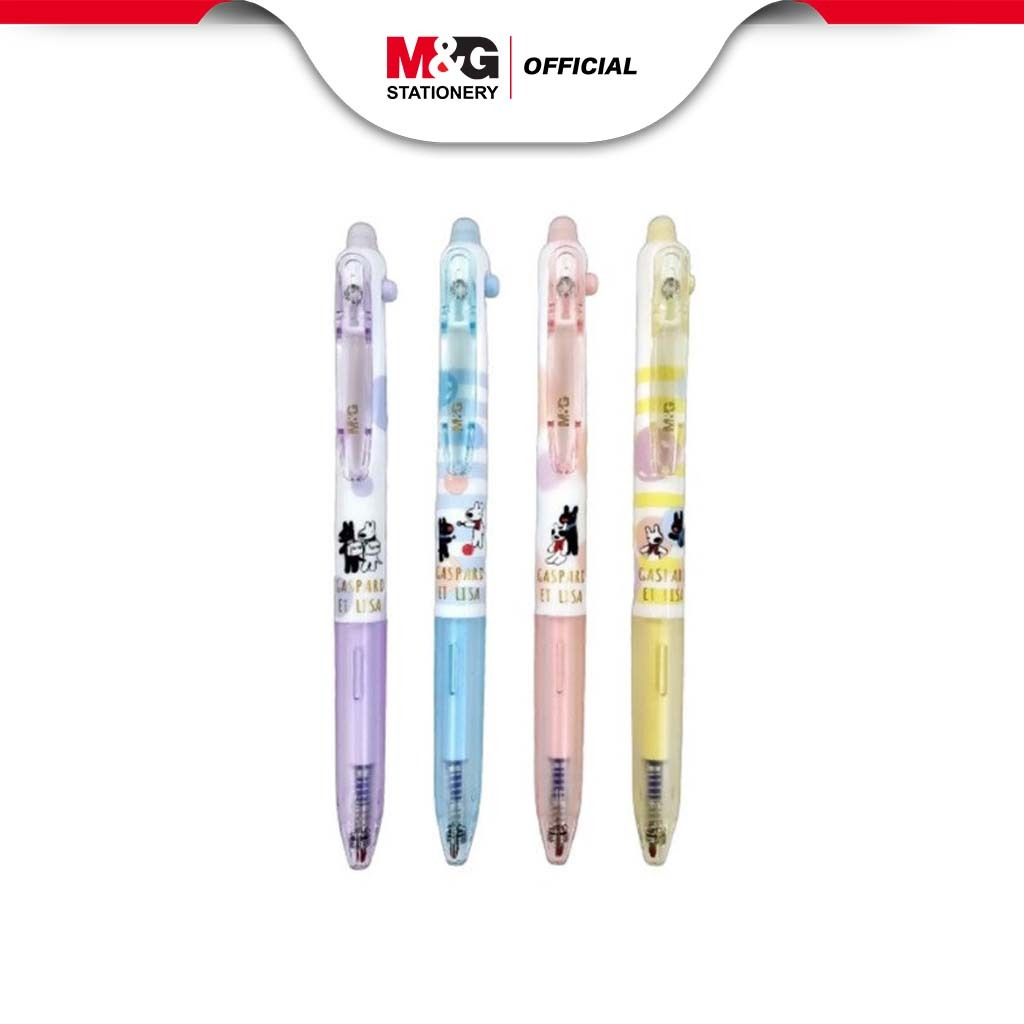

M&G Gaspard et Lisa Retractable Erasable Gel pen 0.5mm Ink