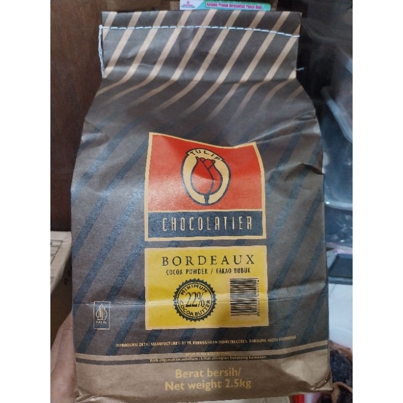 

250 GR COKELAT BUBUK TULIP BORDEUX