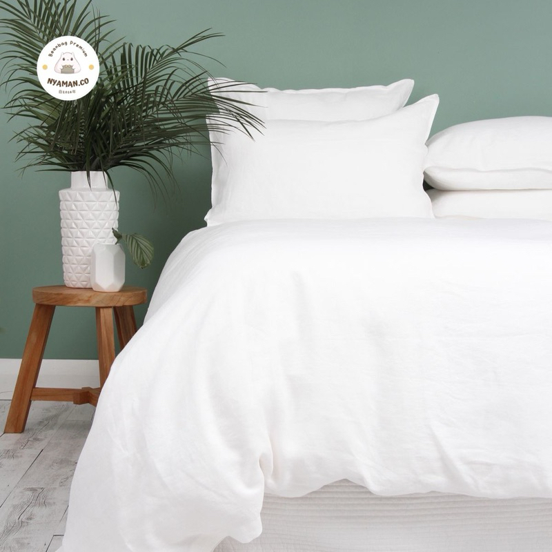 Nyaman.co Linen - Fitted Sheet TC 300 Sprei Karet Standard Hotel Bintang 5 / Fitted Sheet Hotel Qual
