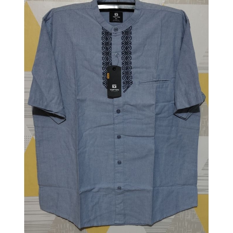 Koko pendek Pria TOPTEN original size 2XL,3XL