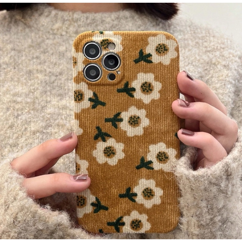 case iphone korean iphone 14 pro bunga aesthetic silver