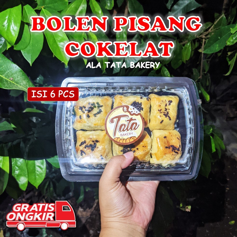 

Kue Bolen Pisang Cokelat Lumer - Kue Bolen Pisang Enak Lembut isi 6 pcs